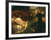 Saint Francis Borgia Tending a Dying Man-Francisco de Goya-Framed Giclee Print