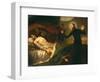 Saint Francis Borgia Tending a Dying Man-Francisco de Goya-Framed Giclee Print