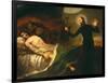 Saint Francis Borgia Tending a Dying Man-Francisco de Goya-Framed Giclee Print