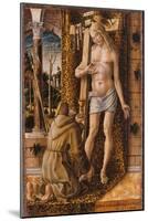 Saint Francis Catches the Blood of Christ from the Wounds, 1480-1490-Carlo Crivelli-Mounted Giclee Print