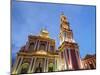 Saint Francis Church, twilight, Salta, Argentina, South America-Karol Kozlowski-Mounted Photographic Print