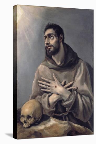 Saint Francis in Ecstasy, C. 1580-El Greco-Stretched Canvas