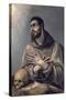 Saint Francis in Ecstasy, C. 1580-El Greco-Stretched Canvas