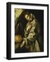 Saint Francis in Meditation-El Greco-Framed Giclee Print