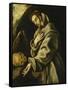 Saint Francis in Meditation-El Greco-Framed Stretched Canvas