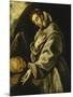 Saint Francis in Meditation-El Greco-Mounted Premium Giclee Print