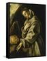 Saint Francis in Meditation-El Greco-Framed Stretched Canvas