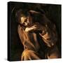Saint Francis in Prayer-Caravaggio-Stretched Canvas