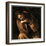 Saint Francis in Prayer-Caravaggio-Framed Art Print