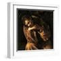 Saint Francis in Prayer-Caravaggio-Framed Art Print