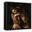 Saint Francis in Prayer-Caravaggio-Framed Stretched Canvas