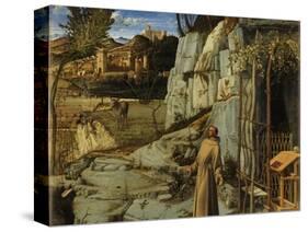 Saint Francis in the Desert, C. 1480-Giovanni Bellini-Stretched Canvas