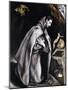 Saint Francis Kneeling in Meditation-El Greco-Mounted Giclee Print