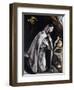 Saint Francis Kneeling in Meditation-El Greco-Framed Giclee Print