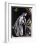 Saint Francis Kneeling in Meditation-El Greco-Framed Giclee Print