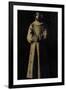 Saint Francis of Assisi after the Vision of Pope Nicholas V-Francisco de Zurbarán-Framed Giclee Print