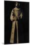 Saint Francis of Assisi after the Vision of Pope Nicholas V-Francisco de Zurbarán-Mounted Giclee Print