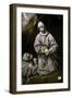 Saint Francis of Assisi and Brother Leo Meditating on Death, 1600-14-El Greco-Framed Giclee Print