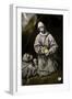 Saint Francis of Assisi and Brother Leo Meditating on Death, 1600-14-El Greco-Framed Giclee Print