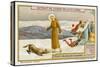 Saint Francis of Assisi Befriends the Wolf of Gubbio-null-Stretched Canvas