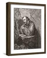 Saint Francis of Assisi, Born Giovanni Francesco Di Bernardone, 1181 ? 1226. Italian Catholic…-null-Framed Giclee Print