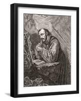 Saint Francis of Assisi, Born Giovanni Francesco Di Bernardone, 1181 ? 1226. Italian Catholic…-null-Framed Giclee Print