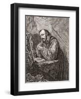 Saint Francis of Assisi, Born Giovanni Francesco Di Bernardone, 1181 ? 1226. Italian Catholic…-null-Framed Premium Giclee Print