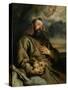 Saint Francis of Assisi, circa 1627-1632-Sir Anthony Van Dyck-Stretched Canvas