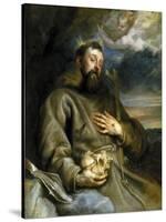 Saint Francis of Assisi in Ecstasy, 1627-1632-Sir Anthony Van Dyck-Stretched Canvas