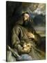 Saint Francis of Assisi in Ecstasy, 1627-1632-Sir Anthony Van Dyck-Stretched Canvas