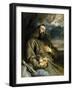 Saint Francis of Assisi in Ecstasy, 1627-1632-Sir Anthony Van Dyck-Framed Giclee Print