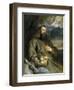 Saint Francis of Assisi in Ecstasy-Sir Anthony Van Dyck-Framed Giclee Print