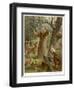 Saint Francis of Assisi, Preaching to the Animals-Hans Stubenrauch-Framed Photographic Print