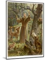 Saint Francis of Assisi, Preaching to the Animals-Hans Stubenrauch-Mounted Photographic Print