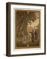 Saint Francis of Assisi, Preaching to the Birds-null-Framed Art Print