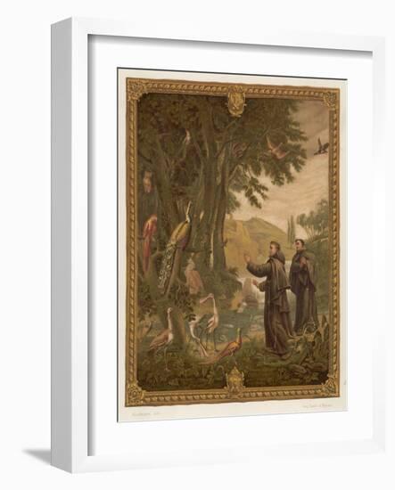 Saint Francis of Assisi, Preaching to the Birds-null-Framed Art Print