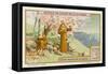 Saint Francis of Assisi - Preaching to the Birds-null-Framed Stretched Canvas