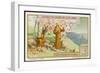 Saint Francis of Assisi - Preaching to the Birds-null-Framed Art Print
