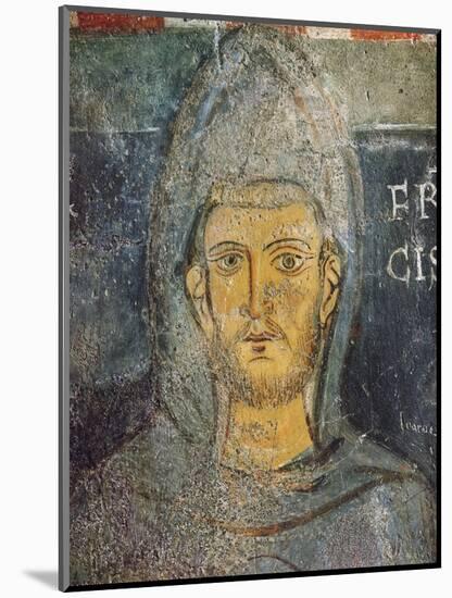 Saint Francis of Assisi, St. Gregory's Chapel, C.1224-null-Mounted Giclee Print