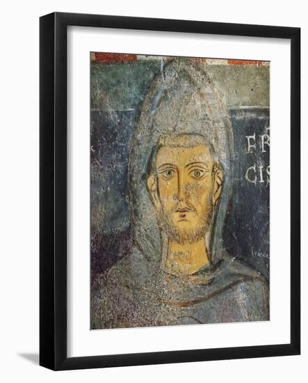 Saint Francis of Assisi, St. Gregory's Chapel, C.1224-null-Framed Giclee Print