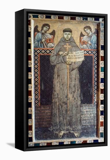 Saint Francis Of Assisi-Master Of Saint Francis-Framed Stretched Canvas