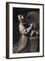 Saint Francis Praying-Francisco de Zurbarán-Framed Giclee Print