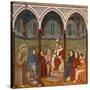 Saint Francis Preaching to Pope Honorius Iii-Giotto-Stretched Canvas