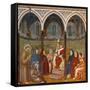 Saint Francis Preaching to Pope Honorius Iii-Giotto-Framed Stretched Canvas