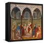 Saint Francis Preaching to Pope Honorius Iii-Giotto-Framed Stretched Canvas