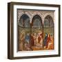 Saint Francis Preaching to Pope Honorius Iii-Giotto-Framed Art Print