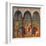 Saint Francis Preaching to Pope Honorius Iii-Giotto-Framed Art Print