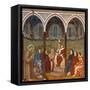 Saint Francis Preaching to Pope Honorius Iii-Giotto-Framed Stretched Canvas