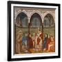 Saint Francis Preaching to Pope Honorius Iii-Giotto-Framed Art Print