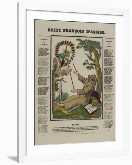 Saint François d'Assise-null-Framed Giclee Print